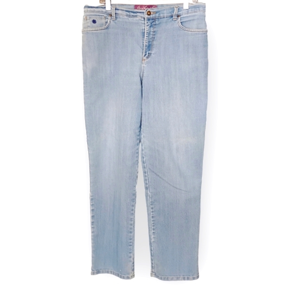 GLORIA VANDERBILT Amanda Relaxed Fit Denim Blue Denim